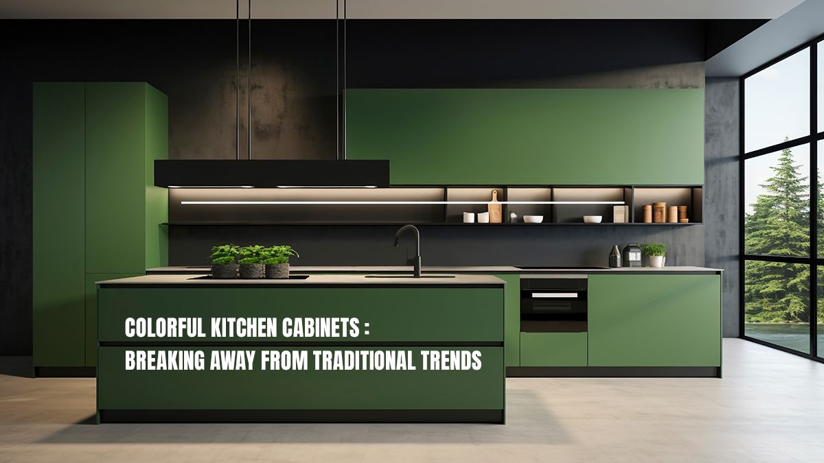 Colourful Kitchen Cabinets: Breaking Away from Traditional Trends